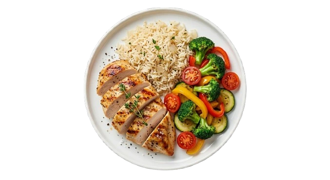 Grilled chicken bowl